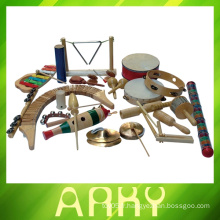 Maraca en bois à chaud, instrument de musique en bois de haute qualité, 2014 Nouveaux jouets de musique en bois